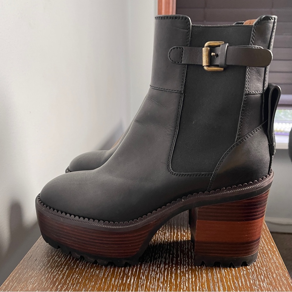See by Chloe. Platform boot